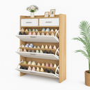 Armário de Sapatos com 3 Portas e 2 Gavetas