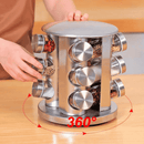 Porta Temperos e Condimentos Giratório 12 Peças