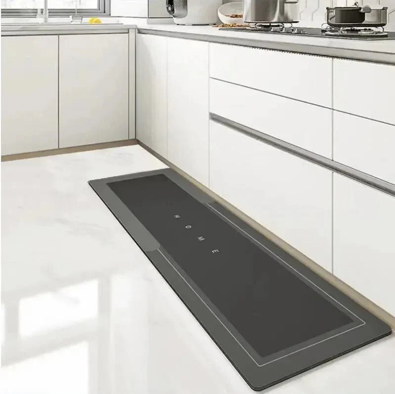 Tapete de Cozinha Antiderrapante Absorvente Silver!